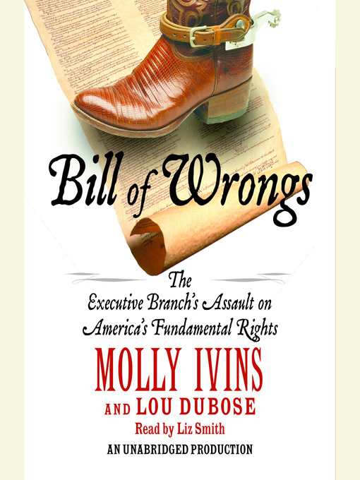Title details for Bill of Wrongs by Molly Ivins - Wait list